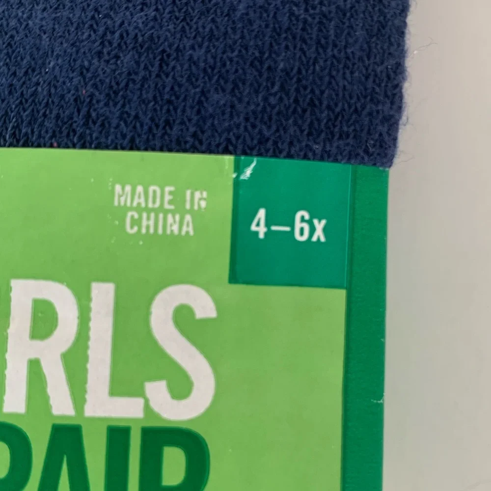 NWT Circo Tights Girls Size 4-6X Navy Blue 1 Pair Solid Cotton Spandex Neutral